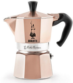 Bialetti מקינטה מוקה מהדורה מיוחדת זהב ורוד 3 כוסות