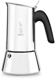 Bialetti מקינטה מוקה סדרת וונוס נרוסטה 2 כוסות