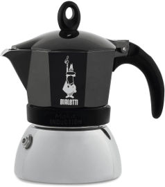 Bialetti מקינטה אינדוקציה צבע שחור 4 כוסות