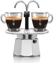 Bialetti מקינטה מיני אקספרס זוגית 2 כוסות Mini Express