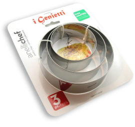 I GENIETTI סט 3 רינגים עגולים
