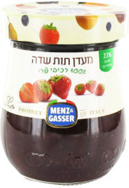 MENZ&GASSER מעדן תות שדה 100% רכיבי פרי