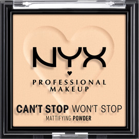 NYX PROFESSIONAL MAKEUP CAN'T STOP WON'T STOP פודרה דחוסה - LIGHT 02