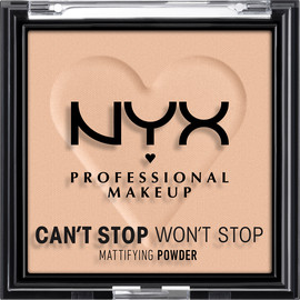 NYX CAN'T STOP WON'T STOP פודרה דחוסה - LIGHT MEDIUM 03
