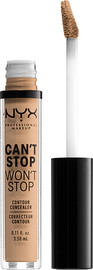 NYX PROFESSIONAL MAKEUP CAN'T STOP WON'T STOP קונסילר מעניק כיסוי מלא - MIDEUM OLIVE 09