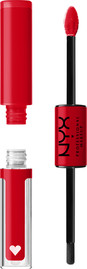 NYX SHINE LOUD שפתון נוזלי דו צדדי - REBEL IN RED 17