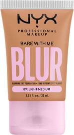 NYX BARE WITH ME מייק אפ מעניק לחות עד 12 שעות - 09 LIGHT MEDIUM