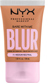 NYX PROFESSIONAL MAKEUP BARE WITH ME מייק אפ מעניק לחות עד 12 שעות - 11 MEDIUM NEUTRAL