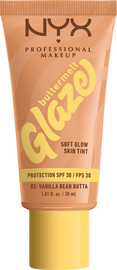 NYX PROFESSIONAL MAKEUP BUTTERMELT GLAZE מייק אפ טינט עד 24 שעות של לחות וגלואו לפנים - VANILLA BEAN BUTTA 02