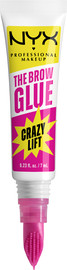 NYX PROFESSIONAL MAKEUP THE BROW GLUE CRAZY LIFT ג'ל גבות פורמולה שאינה דביקה 01 שקוף