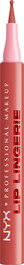NYX PROFESSIONAL MAKEUP LIP LINGERIE תוחם טינט לשפתיים עמיד במים אינו מכתים - SEND NUDES 09