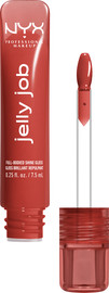 NYX PROFESSIONAL MAKEUP JELLY JOB גלוס למראה מבריק ואפקט נפח - JELLY FILLED 06