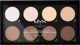 NYX HIGHLIGHT&CONTOUR פלטה להארה וקונטור לפיסול הפנים