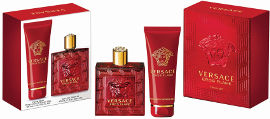 VERSACE EROS FLAME סט א.ד.פ + ג'ל רחצה לגבר