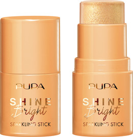 PUPA SHINE BRIGHT סטיק מנצנץ לפנים ולמחשוף 001