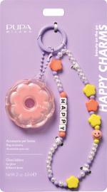 PUPA HAPPY CHARMS אביזר רב תכליתי + ליפגלוס - SUGAR PINK 002