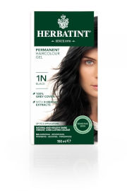 Herbatint צבע שיער קבוע עם תמציות צמחים אורגניות גוון שחור N1