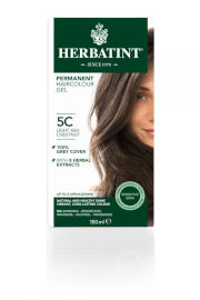 Herbatint צבע שיער קבוע עם תמציות צמחים אורגניות- חום אפרפר בהיר C5