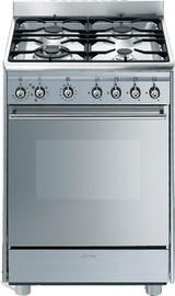 Smeg תנור משולב כיריים מבית SMEG סמאג דגם SSA60MX9