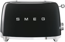 Smeg מצנם 2 פרוסות בעיצוב רטרו Smeg סמג TSF01 שחור מבריק