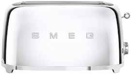 Smeg מצנם 4 פרוסות בעיצוב רטרו Smeg סמג TSF02 נירוסטה
