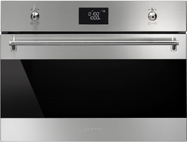 Smeg תנור משולב מיקרוגל גובה 45 ס''מ מבית SMEG סמג דגם SF4390MCX