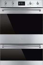 Smeg תנור בנוי דו תאי פירוליטי עליון 60 ס''מ מבית SMEG סמאג דגם DOSP6390X