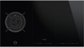 Smeg כיריים אינדוקציה משולבים גז 90 ס''מ מבית SMEG סמאג דגם PM6912