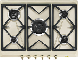Smeg כיריים גז 70 ס''מ מבית SMEG סמאג דגם SRV876POGH