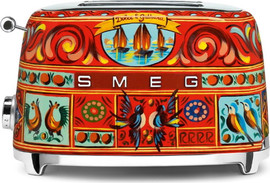 Smeg מצנם 2 פרוסות מבית SMEG סמג דגם TSF01 סדרת דולצ'ה וגבאנה