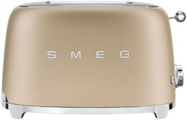 Smeg מצנם 2 פרוסות בעיצוב רטרו Smeg סמג TSF01 שמפניה