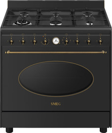 Smeg תנור משולב כיריים גז - 5 להבות Smeg סמג CO96GMA9