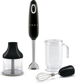 Smeg בלנדר מוט כולל אביזרים וכוס ערבול 1.4 ליטר Smeg סמג HBF03BLEU שחור
