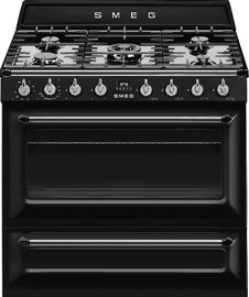 Smeg תנור משולב כיריים 90 ס''מ מבית SMEG סמאג דגם TR90