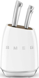 Smeg בלוק סכינים לבן  SMEG KBSF02 KNIFE BLOCK WHITE