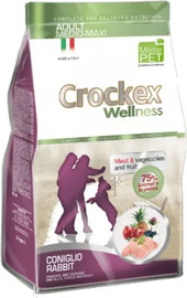 Crockex קרוקקס וולנס לכלבים בוגרים ארנבת ואורז - 12 ק"ג