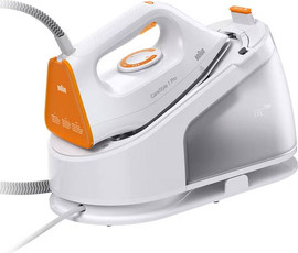 BRAUN מגהץ ‏אדים 2200 וואט Braun IS1511WH לבן\כתום