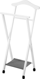 Arredamenti מעמד בגדים מתקפל לבן NELSON Folding clothing valet