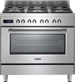 Delonghi תנור משולב כיריים גז - 6 להבות Delonghi דלונגי PRO966MX-IL נירוסטה