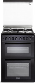 Delonghi תנור משולב כיריים גז - 4 להבות Delonghi דלונגי DCS12EDN-IL שחור