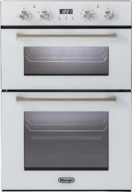 Delonghi תנור דו תאי 98 ליטר DeLonghi דלונגי DBIS87EDW זכוכית לבנה