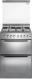Delonghi תנור משולב דו תאי Delonghi DCS120EDX נירוסטה