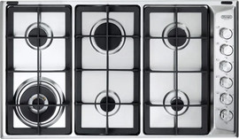 Delonghi כיריים גז 6 להבות Delonghi דלונגי DGH3390CX