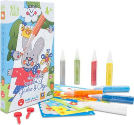 PlaySmart ערכת יצירה בחול העולם של ג'וליו ואולגה - Sabbiarelli