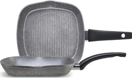 Piardi מחבת סטייקים 28 ס"מ 4.5 מ"מ FULL INDUCTION