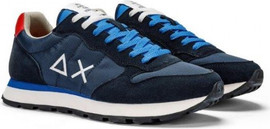 SUN68 TOM SOLID- NAVY BLUE - נעלי סניקרס לגברים