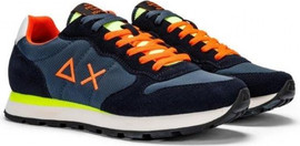 SUN68 Z34102-07- TOM FLUO-NAVY BLUE- נעלי סניקרס לגברים
