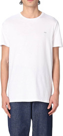 DIESEL חולצת טישירט דיזל קצרה Small Logo גברים - דיזל - White