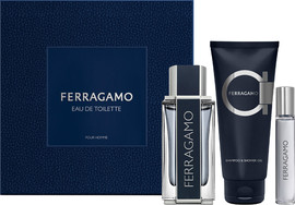 FERRAGAMO סט א.ד.ט + א.ד.ט + שמפו & ג'ל רחצה לגבר
