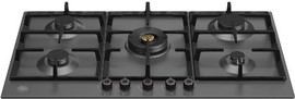 Bertazzoni כיריים גז 90 ס''מ עם ווק כפול מבית BERTAZZONI ברטזוני דגם P905CPRO סדרת PROFESSIONAL